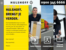 Tablet Screenshot of hulshoff.nl